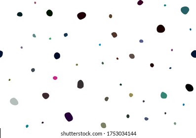 Seamless Vector Art. Seamless Eps Dot Splotch. Brown Modern Spray Background. Rainbow Polka Dot. Party Color Background. Colorful Random Spot Polkadot. Abstract Graphic Small Drop. Cool Splash Pattern