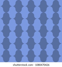 Seamless vector art geometric pattern background in two colors