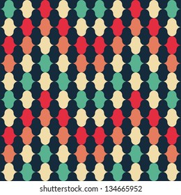 Seamless vector art geometric pattern background
