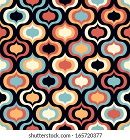 Seamless vector art geometric pattern background