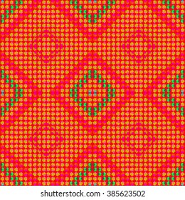 Seamless vector art geometric pattern background