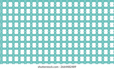 Seamless vector art pattern with interlocking grid, golden wave lines, and abstract Christmas stars ideal for modern packaging and textiles