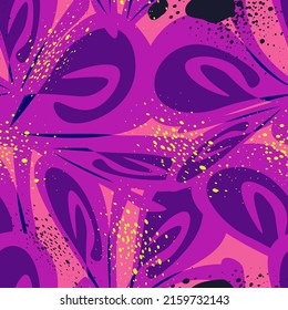 Obra vectorial sin inconvenientes con patrón de salida abstracto