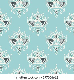 Seamless vector asian patterns. Illustration