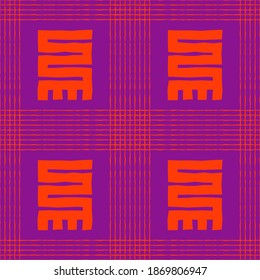 Seamless vector authentic fabric pattern with african adinkra symbols for your project