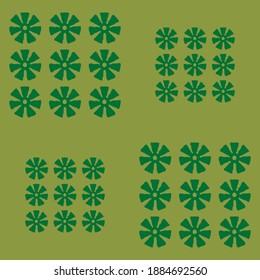 Seamless vector authentic fabric pattern with african adinkra symbols for your project