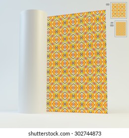 Seamless Vector Background. A4 Business Blank. Can Be Used For Advertising, Marketing, Presentation.