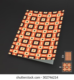 Seamless Vector Background. A4 Business Blank. Can Be Used For Advertising, Marketing, Presentation.