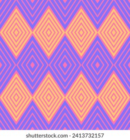 Seamless vector background. Abstract geometric pattern with rhombus.