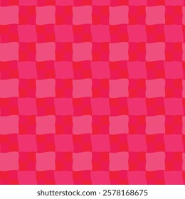 Seamless vector background. Abstract geometric pattern with red squares.