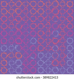Seamless vector background with abstract geometric shapes. Print. Cloth design, wallpaper.