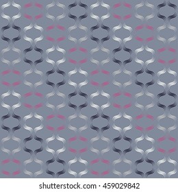 Seamless vector background with abstract geometric pattern. Print. Repeating background. Cloth design, wallpaper.