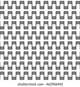 Seamless vector background with abstract geometric pattern. Print. Repeating background. Cloth design, wallpaper.