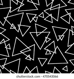 Seamless vector background with abstract geometric pattern. Print. Repeating background. Cloth design, wallpaper.
