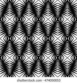 Seamless vector background with abstract geometric pattern. Print. Repeating background. Cloth design, wallpaper.