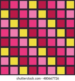 Seamless vector background with abstract geometric pattern. Print. Repeating background. Cloth design, wallpaper.