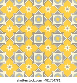 Seamless vector background with abstract geometric pattern. Print. Repeating background. Cloth design, wallpaper.