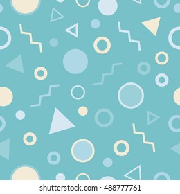 Seamless vector background with abstract geometric pattern. Print. Repeating background. Cloth design, wallpaper.