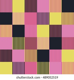 Seamless vector background with abstract geometric pattern. Print. Repeating background. Cloth design, wallpaper.