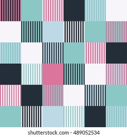 Seamless vector background with abstract geometric pattern. Print. Repeating background. Cloth design, wallpaper.