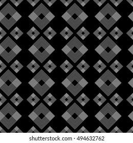 Seamless vector background with abstract geometric pattern. Print. Repeating background. Cloth design, wallpaper.