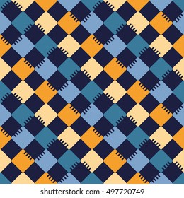 Seamless vector background with abstract geometric pattern. Print. Repeating background. Cloth design, wallpaper.