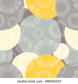 Seamless vector background with abstract geometric pattern. Print. Repeating background. Cloth design, wallpaper.