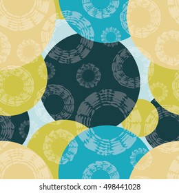 Seamless vector background with abstract geometric pattern. Print. Repeating background. Cloth design, wallpaper.