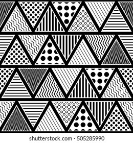 Seamless vector background with abstract geometric pattern. Print. Repeating background. Cloth design, wallpaper.