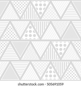 Seamless vector background with abstract geometric pattern. Print. Repeating background. Cloth design, wallpaper.