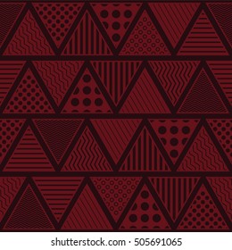 Seamless vector background with abstract geometric pattern. Print. Repeating background. Cloth design, wallpaper.