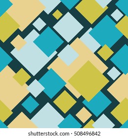 Seamless vector background with abstract geometric pattern. Print. Repeating background. Cloth design, wallpaper.