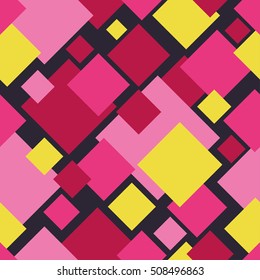 Seamless vector background with abstract geometric pattern. Print. Repeating background. Cloth design, wallpaper.