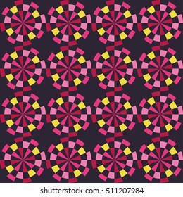 Seamless vector background with abstract geometric pattern. Print. Repeating background. Cloth design, wallpaper.