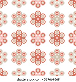 Seamless vector background with abstract geometric pattern. Print. Repeating background. Cloth design, wallpaper.