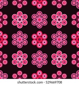 Seamless vector background with abstract geometric pattern. Print. Repeating background. Cloth design, wallpaper.