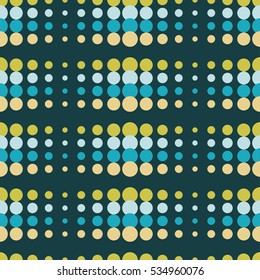Seamless vector background with abstract geometric pattern. Polka dot. Print. Repeating background. Cloth design, wallpaper.

