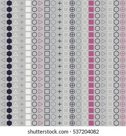 Seamless vector background with abstract geometric pattern. Print. Repeating background. Cloth design, wallpaper.