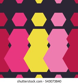 Seamless vector background with abstract geometric pattern. Print. Repeating background. Cloth design, wallpaper.