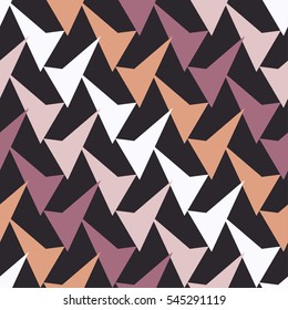 Seamless vector background with abstract geometric pattern. Print. Repeating background. Cloth design, wallpaper.