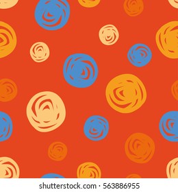 Seamless vector background with abstract geometric pattern. Print. Repeating background. Cloth design, wallpaper.

