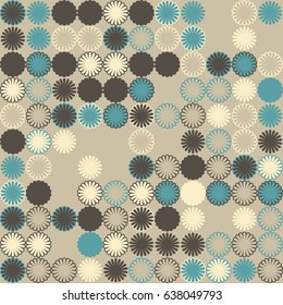 Seamless vector background with abstract geometric pattern  