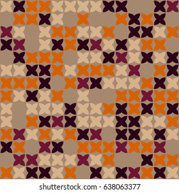 Seamless vector background with abstract geometric pattern  