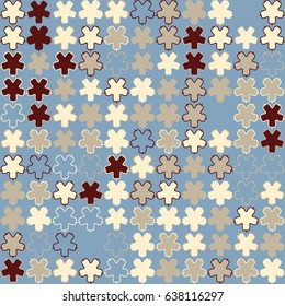 Seamless vector background with abstract geometric pattern  