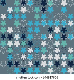Seamless vector background with abstract geometric pattern  