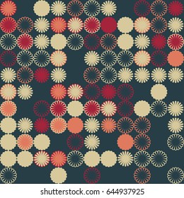 Seamless vector background with abstract geometric pattern  