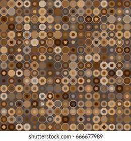 Seamless vector background with abstract geometric pattern 