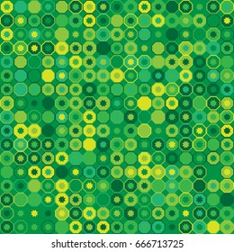 Seamless vector background with abstract geometric pattern 