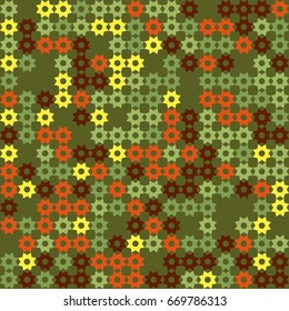 Seamless vector background with abstract geometric pattern 
