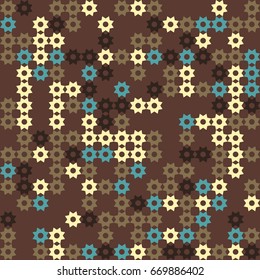 Seamless vector background with abstract geometric pattern 
